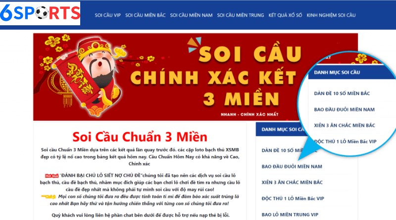 Soi Cầu Dự Đoán KQXS 3 Miền