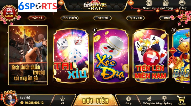 Sảnh game bài là phần không thể thiếu tại bất kỳ cổng game trực tuyến nào.